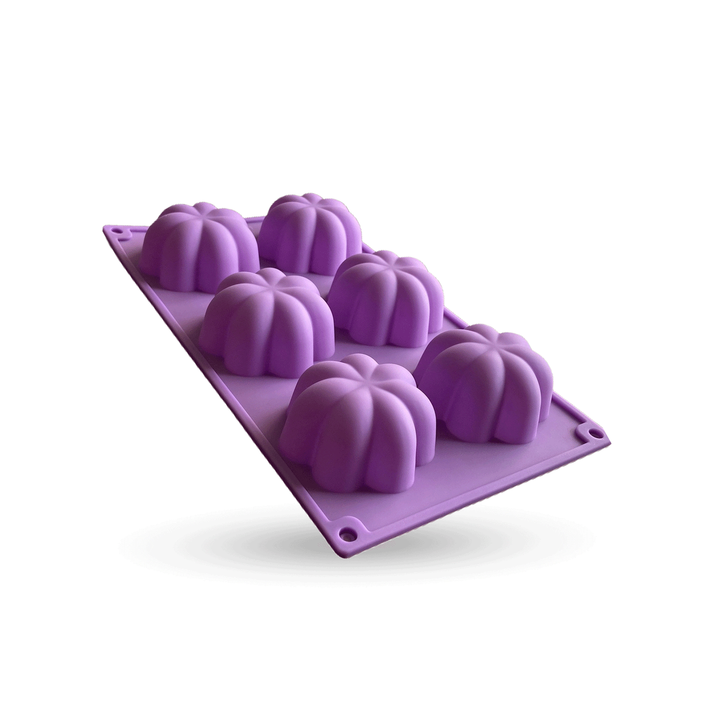 Molde de flores 7 pétalos redondos x 6 cavidades