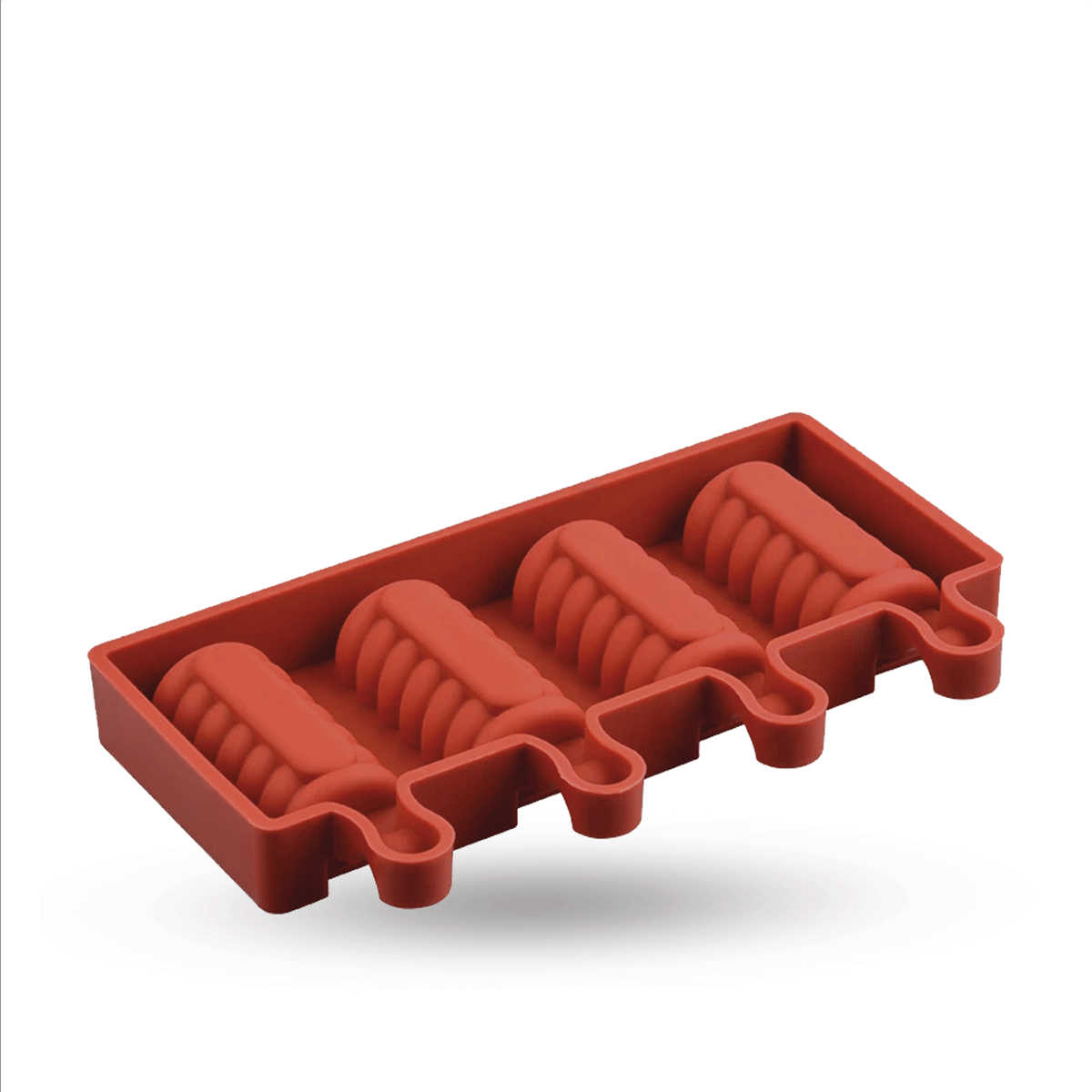 Molde paleta helado rizada x 4 cavidades