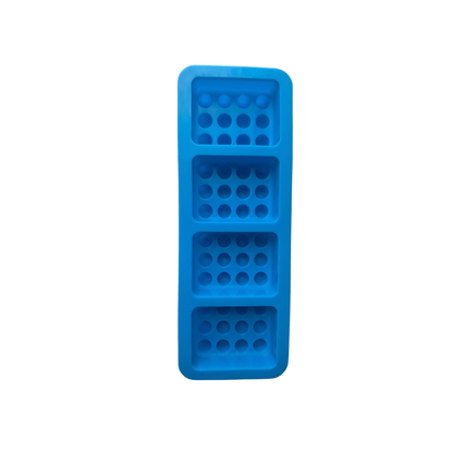 Molde masajeador para jabón rectangular
