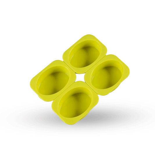 Molde ovalado x 4 cavidades