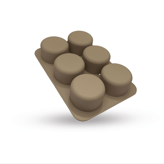 Molde redondo alto borde redondo fondo plano