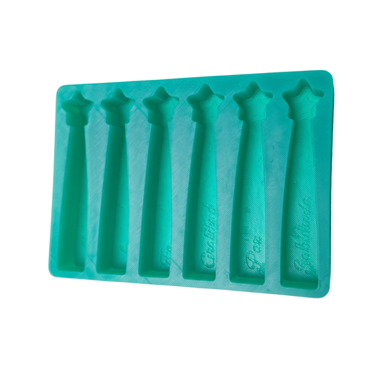 Molde velas de los deseos intensiones estrellas letra cursiva