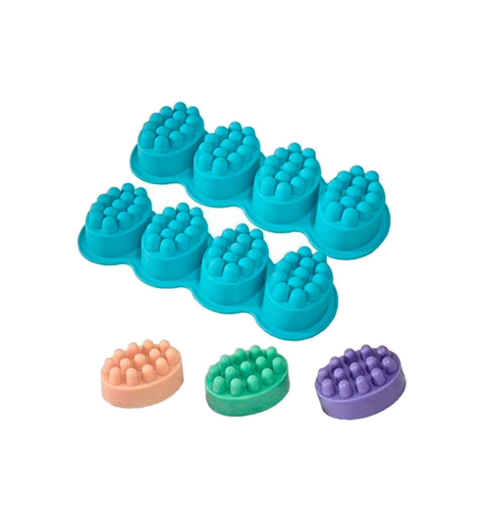 Molde masajeador para jabón