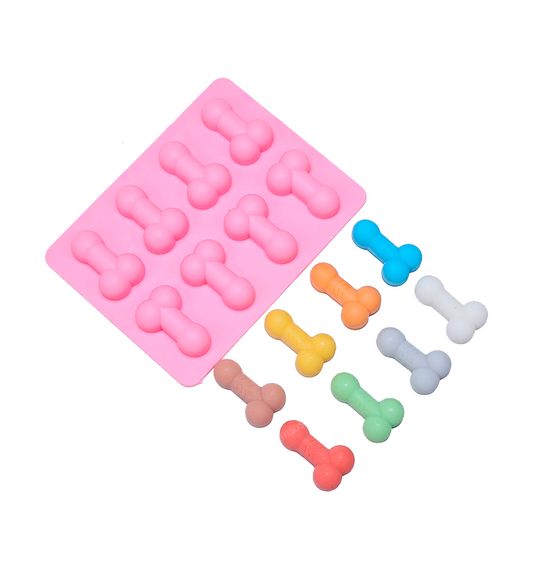 Molde forma fiesta de adulto pequeño x 8 cavidades