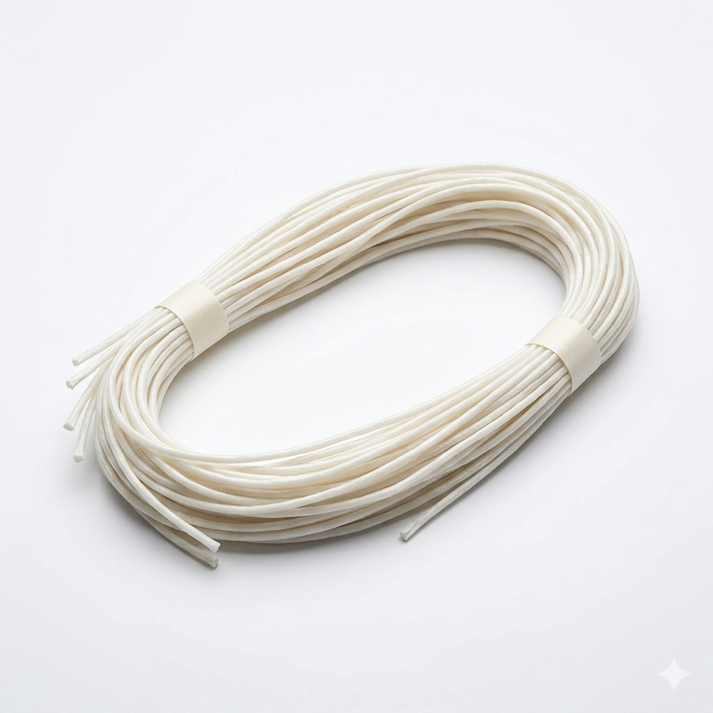 Pabilo encerado vela mediana