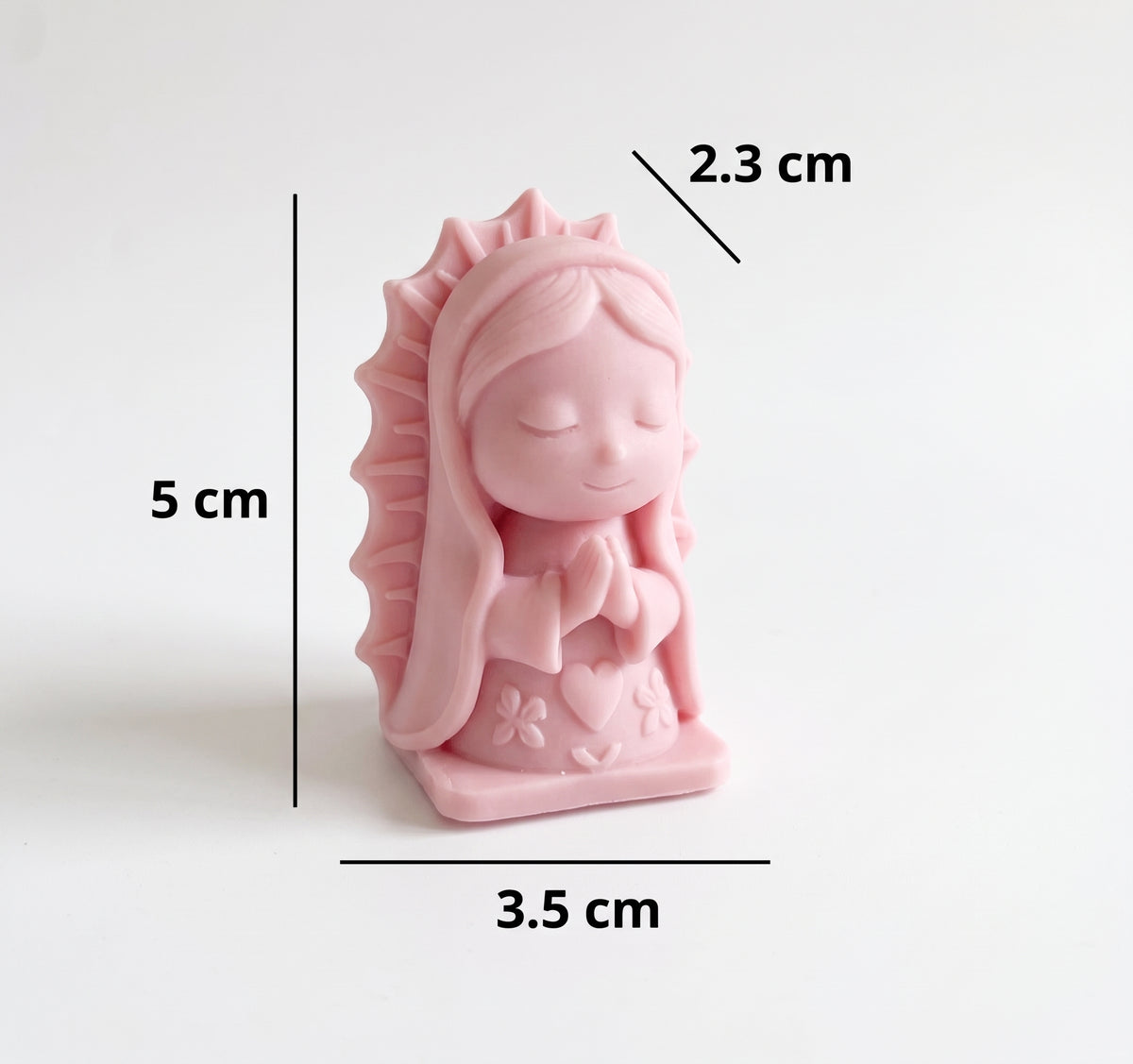 Molde Virgen de Guadalupe Mini – Silicona 3 Cavidades