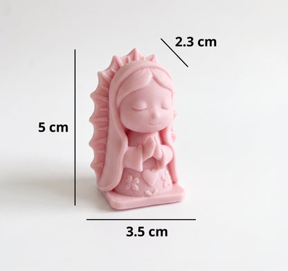 Molde Virgen de Guadalupe Mini – Silicona 3 Cavidades